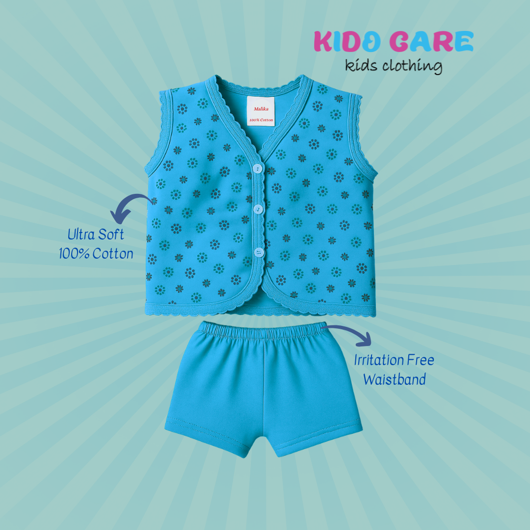 Sleeveless Cotton Baby Vests | Soft & Breathable