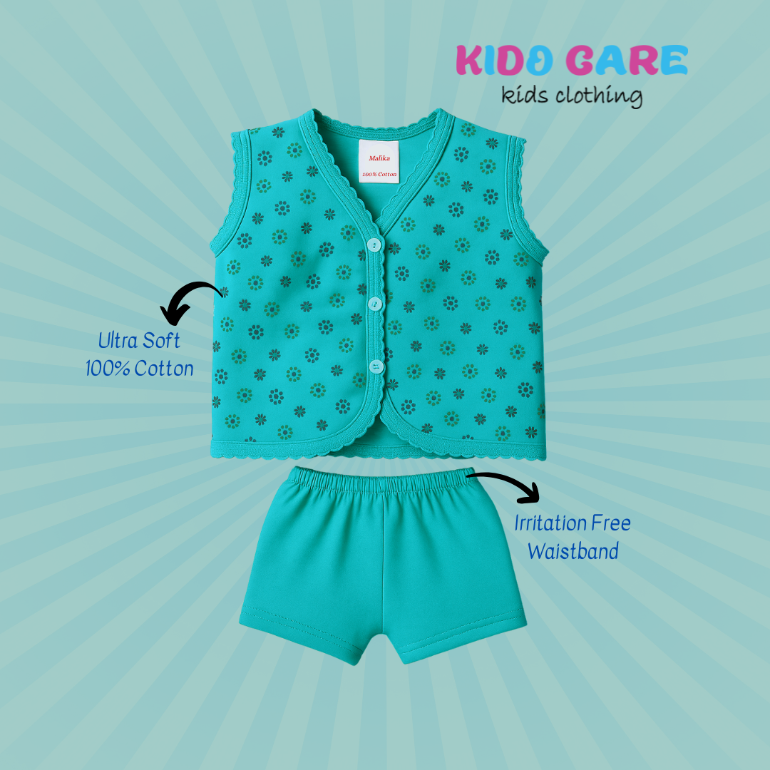 Sleeveless Cotton Baby Vests | Soft & Breathable