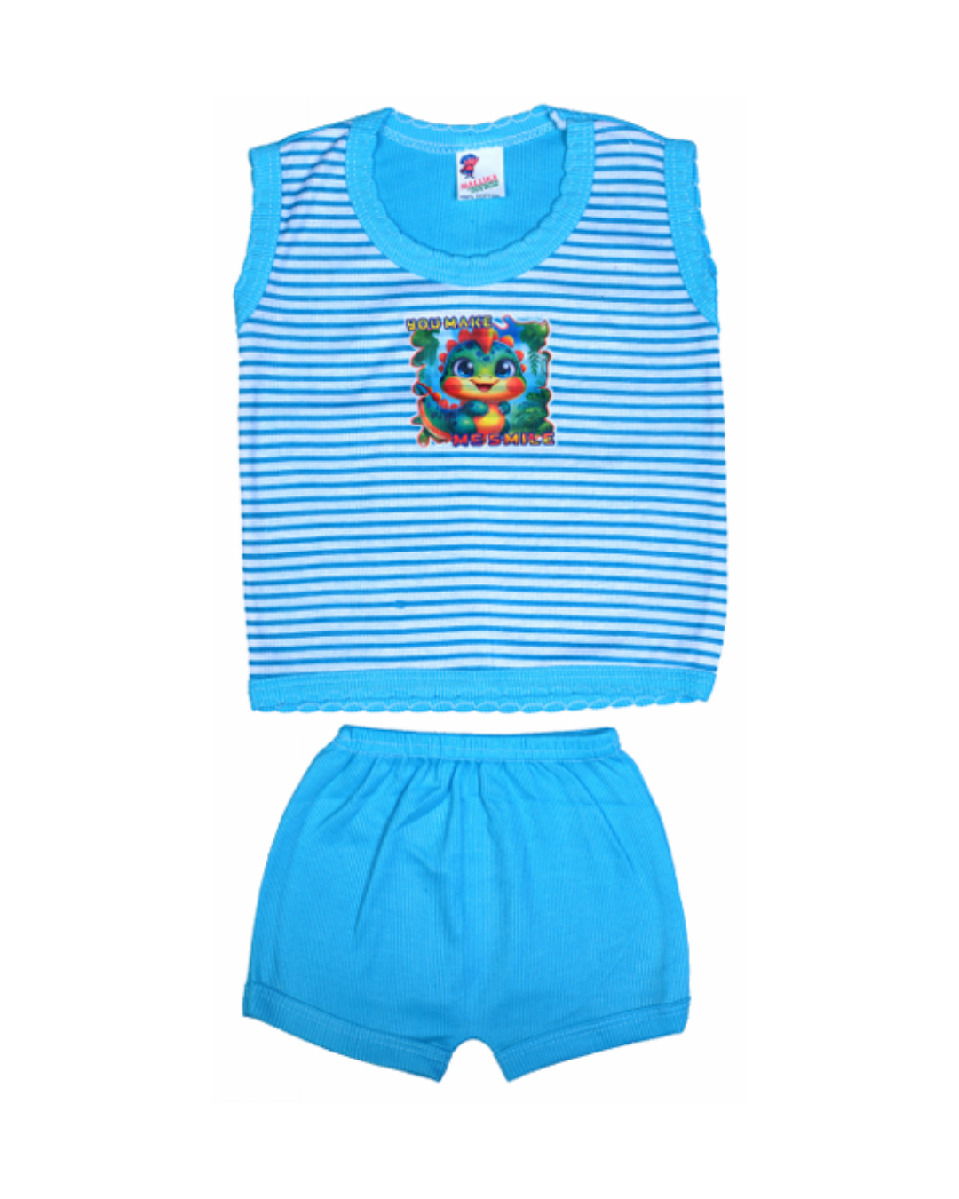 Sleeveless Striped Cotton Baby Vests |Breathable Innerwear for Boys & Girls