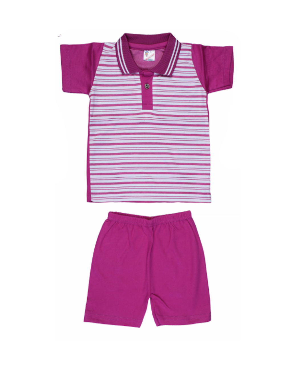 Baby Boys Striped Polo T-Shirts | Pack of 5 | Soft Cotton Half Sleeve Combo