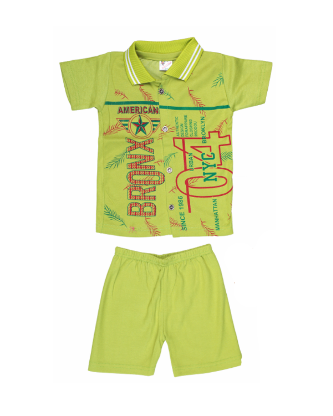 Baby Boys Graphic Printed Polo T-Shirts |Trendy Casual Cotton Wear