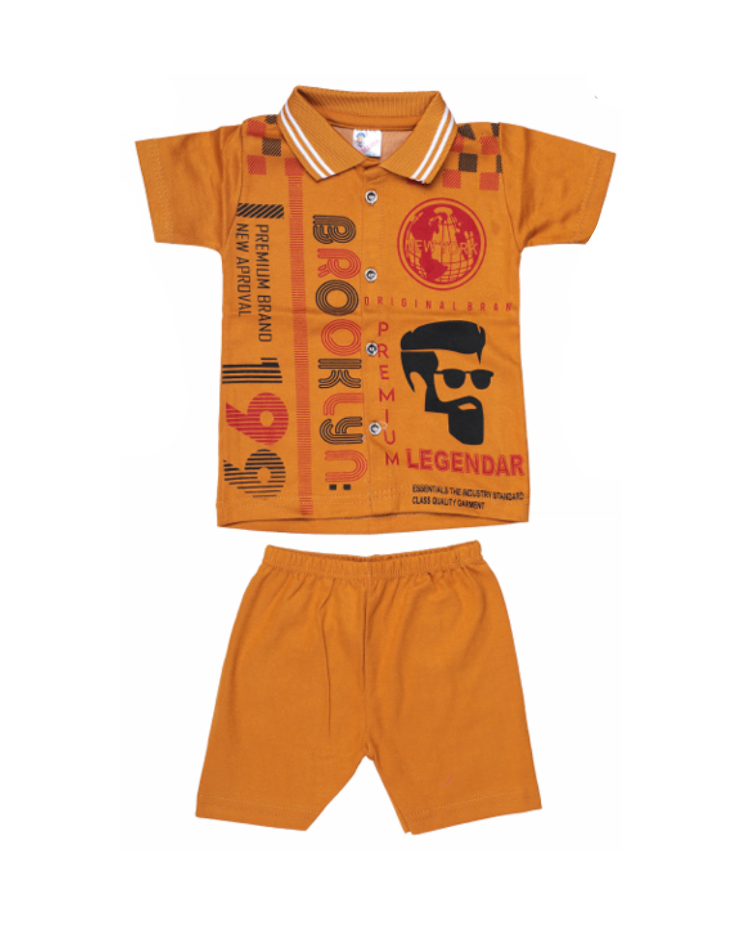 Baby Boys Graphic Printed Polo T-Shirts |Trendy Casual Cotton Wear