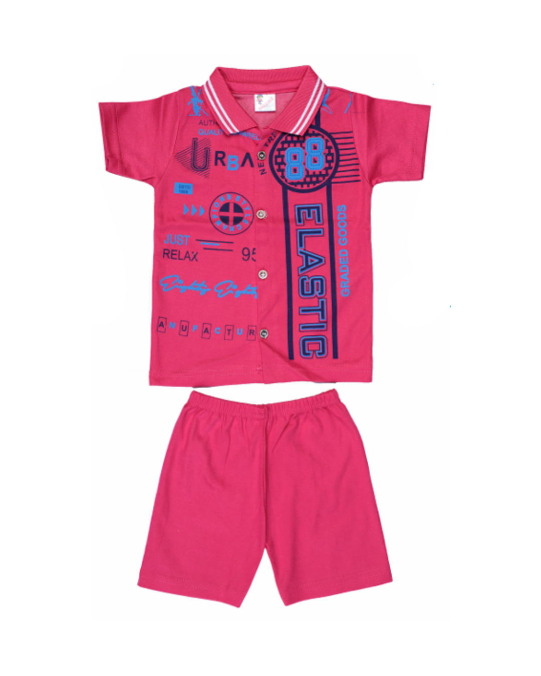 Baby Boys Graphic Printed Polo T-Shirts |Trendy Casual Cotton Wear