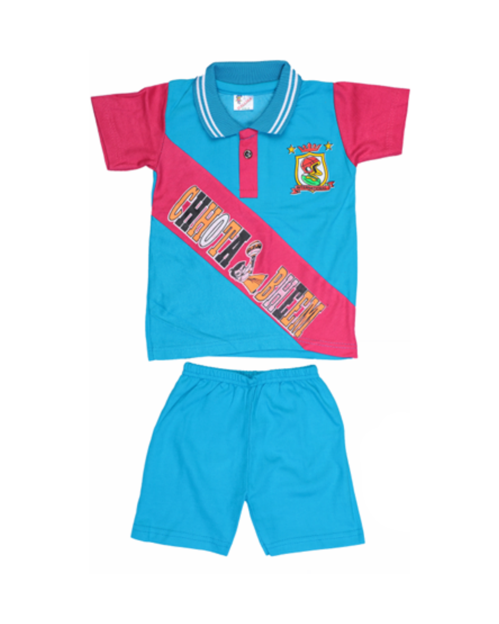 Boys Sporty Cotton Polo T-Shirts | Pack of 5 | Bold Panel Design