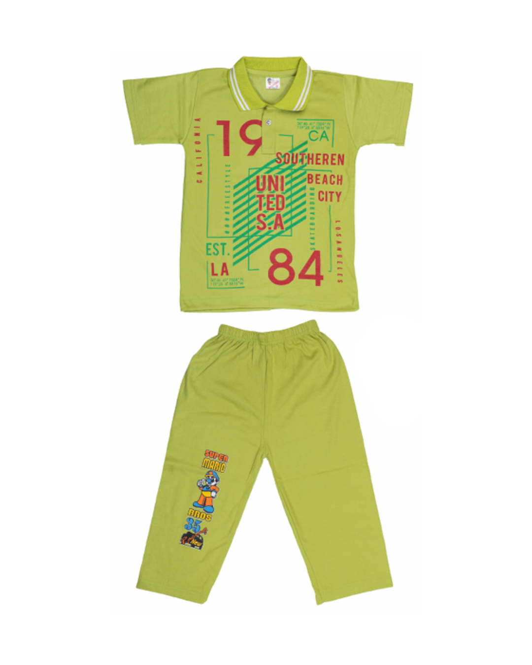 Boys Polo Neck Graphic Tees | Pack of 5 | NASA & Motivational Prints