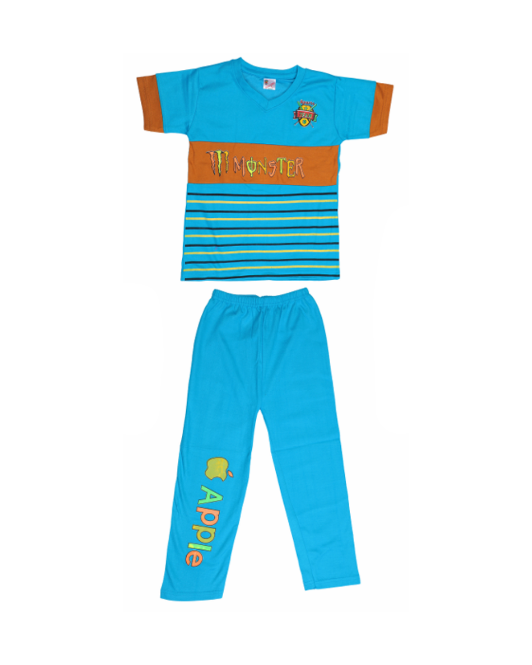 Boys’ Cotton Graphic T-Shirts | Pack of 5 | Striped & Printed Tees