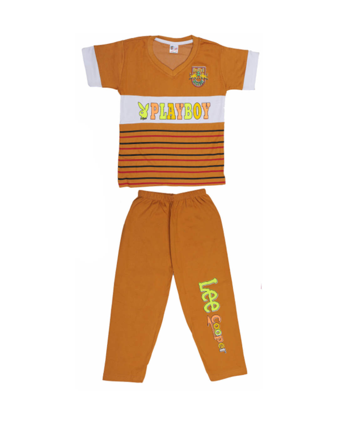 Boys’ Cotton Graphic T-Shirts | Pack of 5 | Striped & Printed Tees