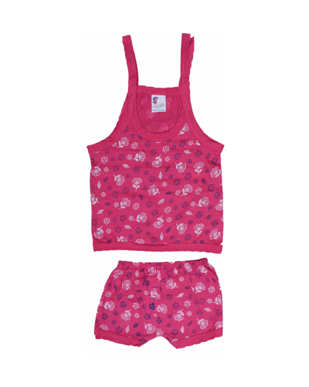 Baby Girl Cotton Vests | Sleeveless | Printed Designs