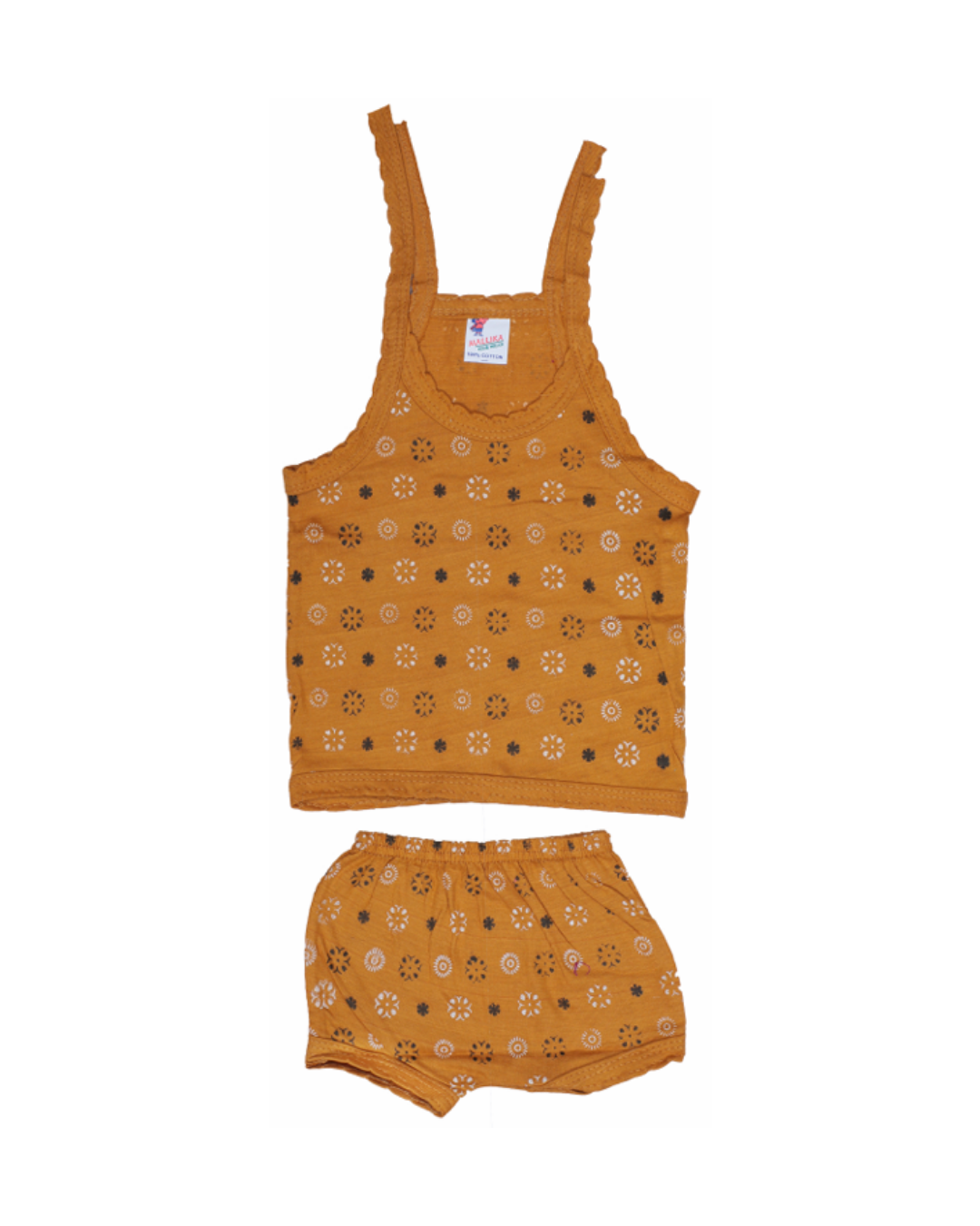 Baby Girl Cotton Vests | Sleeveless | Printed Designs