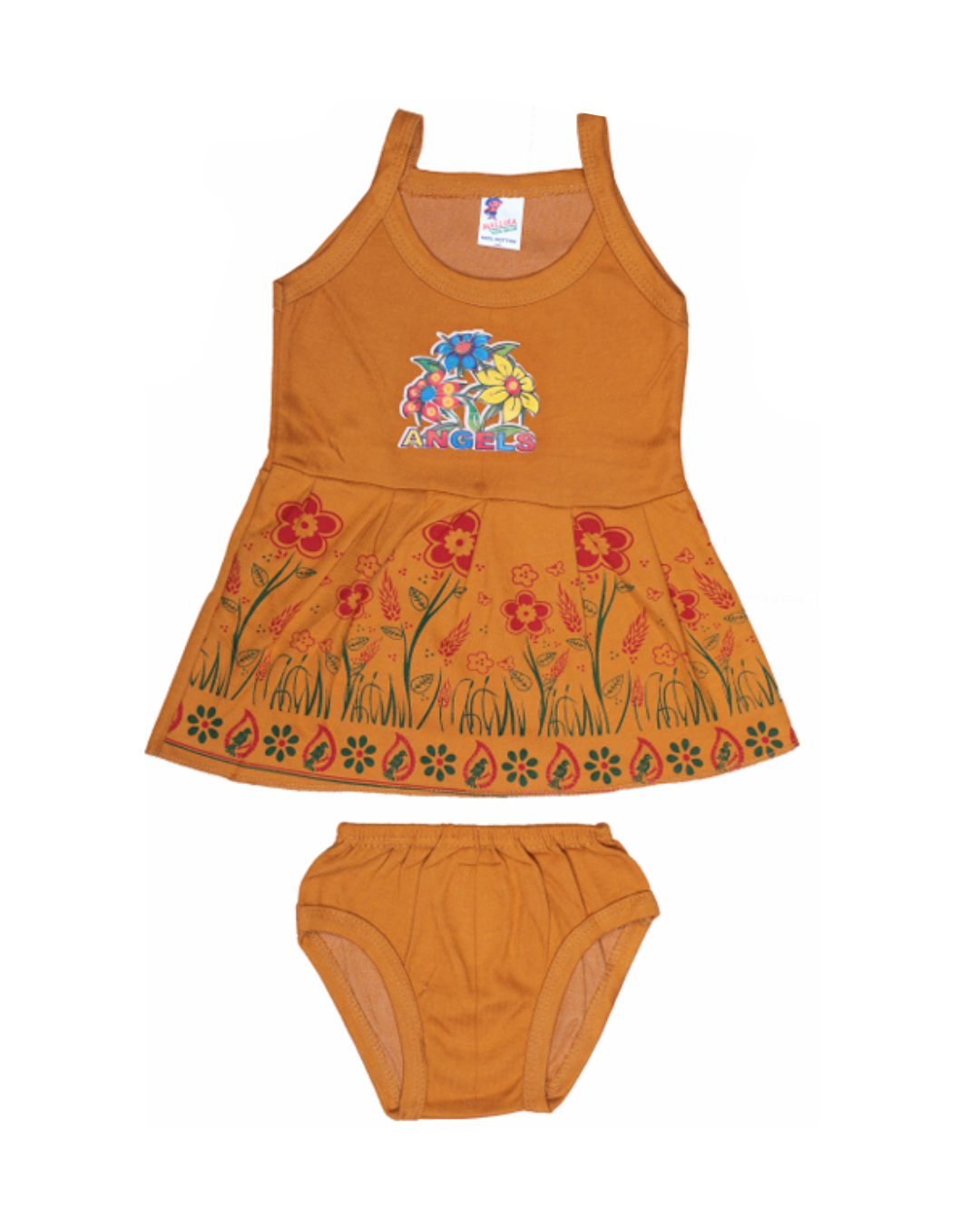 Baby Girl Frock Style Vests | Cotton | Printed Designs