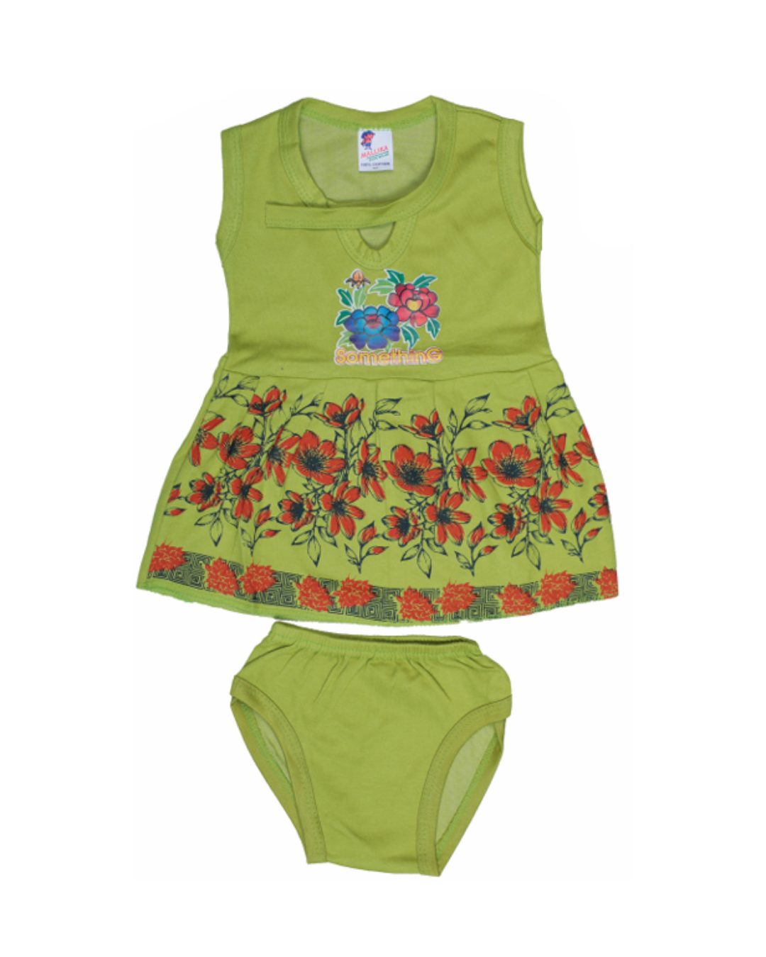 Baby Girl Frock Style Cotton Vests | Pack of 5 | Floral Printed Combo
