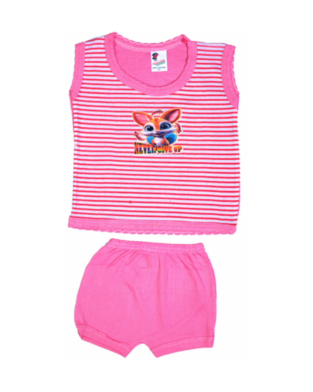 Sleeveless Striped Cotton Baby Vests |Breathable Innerwear for Boys & Girls