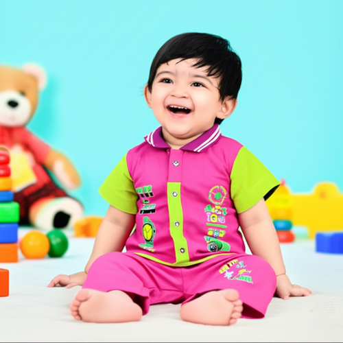 Baby Boys Printed Button Collar Shirts | Pack of 5 | Cotton Casual Wear